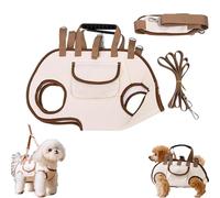 2025 Breathable Multi-Function Pet Carrier Backpack, Adjustable Shoulder Sling for Small to Medium Dogs & Cat, Outdoor Walking & Travel (Brown,Large)