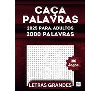 2025 Caça Palavras: Letras Grandes com 100 Jogos, 2000 palavras - Passatempo, Tempos livres, Ferias e Viagens | MEV Games
