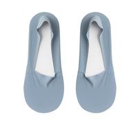 2025 - Calcetines finos y puros de primavera y verano para mujer, boca poco profunda, antideslizantes, no se caen, calcetines peludos unisex, azul marino, 20CM*8CM