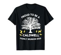 2025 CALDWELL Family Reunion Gathering Árbol genealógico a juego Camiseta