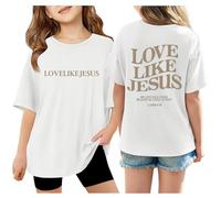 2025 Camisetas Niños Niñas Manga Corta Verano Tops de Gran Tamaño Casual Cuello Redondo Camisetas Básicas Vestido Yo Ya 1, Blanco, 5-6 años