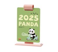 2025 Cartoon Panda Desk Calendar Encantador Animal Year Desktop Pocket Standing Pocket