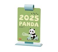 2025 Cartoon Panda Desk Calendar Encantador Animal Year Desktop Pocket Standing Pocket