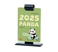 2025 Cartoon Panda Desk Calendar Encantador Animal Year Desktop Pocket Standing Pocket