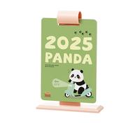 2025 Cartoon Panda Desk Calendar Encantador Animal Year Desktop Pocket Standing Pocket