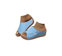 2025 Chanclas de mujer de verano elegantes con cuña sandalias ortopédicas abiertas soporte arco zapatillas moda casual ligeras cómodas sandalia elegante de casa pantuflas punta abierta antideslizantes
