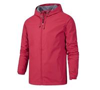2025 - Chaqueta para hombre, delgada, resistente al viento y montañismo, capa rígida, de campo largo, para hombre