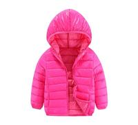 2025 Chica Chico Chaqueta de plumas Ligera Chaqueta Acolchado Niño Niñas Chaqueta Chaqueta con Capucha Chaqueta de Niño Caliente Mediados de Temporada Ropa al Aire Libre