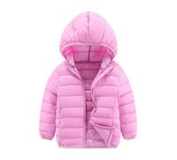 2025 Chica Chico Chaqueta de plumas Ligera Chaqueta Acolchado Niño Niñas Chaqueta Chaqueta con Capucha Chaqueta de Niño Caliente Mediados de Temporada Ropa al Aire Libre