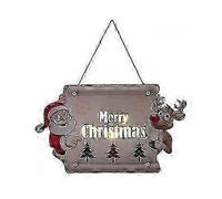 2025 Christmas Sign Signs Door Hanging Wall Board Hanger Wreaths Porch Updecoration Decorative Merry Ornament Woodfrontwelcome Decor