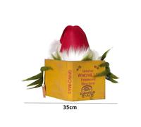 2025 Christmas Tree Topper Hat Decors, Green Monster Top Hat Christmas Tree Decorations Santa Gnome Ornaments Xmas Tree Topper Decor Christmas gift