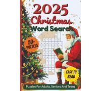 2025 Christmas Word Search Puzzle Book: Word searches With Clear and Easy to Read Words about Christmas Traditions,2025 Holiday Fun,Festive Food & ... For Vacations, Holidays and Relaxing Time