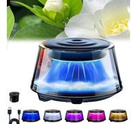 2025 Cloud Mist Car Diffuser Auto On/Off, Car Air Freshener Premium Scenic Fragrance Car Freshener, Rechargeable, Adjustable Intensity (White tea,1 replacement)