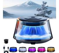 2025 Cloud Mist Car Diffuser Auto On/Off, Car Air Freshener Premium Scenic Fragrance Car Freshener, Rechargeable, Adjustable Intensity (Forests,1 replacement)