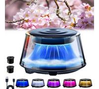 2025 Cloud Mist Car Diffuser Auto On/Off, Car Air Freshener Premium Scenic Fragrance Car Freshener, Rechargeable, Adjustable Intensity (Cherry blossoms,2 replacement)