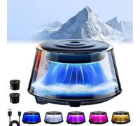 2025 Cloud Mist Car Diffuser Auto On/Off, Car Air Freshener Premium Scenic Fragrance Car Freshener, Rechargeable, Adjustable Intensity (Snowy mountains,2 replacement)