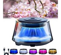 2025 Cloud Mist Car Diffuser Auto On/Off, Car Air Freshener Premium Scenic Fragrance Car Freshener, Rechargeable, Adjustable Intensity (Cherry blossoms,No replacements)