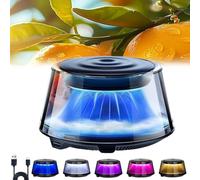2025 Cloud Mist Car Diffuser Auto On/Off, Car Air Freshener Premium Scenic Fragrance Car Freshener, Rechargeable, Adjustable Intensity (Oranges,No replacements)