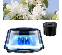 2025 Cloud Mist Car Diffuser, Auto On/Off, Smart Car Air Freshener, 5 Ambient Light, Long Lasting Automotive Air Fresheners(Gardenia white tea plus supplement)