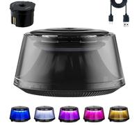 2025 Cloud Mist Car Diffuser, Premium Scenic Fragrance Car Freshener, Smart Car Air Freshener, Auto On/Off, 5 Ambient Light, Adjustable Intensity (Tea)