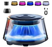 2025 Cloud Mist Car Diffuser, Smart Car Air Freshener, With Usb Rechargeable, Auto On/Off, 5 Ambient Light Adjustable Intensity, Long Lasting Automotive Air Fresheners (Mandarin Orange)