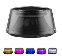 2025 Cloud Mist Car Diffuser, USB Rechargeable Cloud Car Diffuser, Smart Car Air Freshener, 5 Ambient Light, Adjustable Intensity, Usb Rechargeable (Lime)