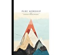 2025 Convention of Jehovah's Witnesses: "Pure Worship": Cover: Origami Mountain Peaks