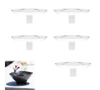 2025 Creative Floating Floral Arrangement Holder, 2025 Innovative Floating Flower Display Stand, Floating Pvc Mini Vase for Bowls, Wind Driven Flower Holder for Living Room Decoration (5PCS,M)
