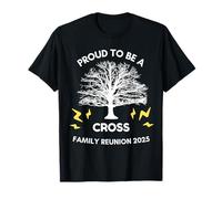 2025 CROSS Reunión Familiar Reunión Árbol Genealógico a juego Camiseta