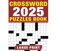 2025 Crossword Puzzles Book Large Print
