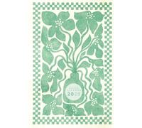 2025 Daily Planner: Floral Print Green on White | Page a Day Diary for Work, Home, Students or Gift | 6.14" x 9.21"