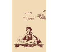 2025 Daily planner for women: One page per day, simple and undated 6x9 with a cute vintage cover, write down daily schedules and to-do lists for a ... find acts of kindness charts in last pages.