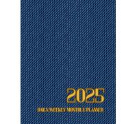 2025 Daily, Weekly, Monthly Planner: 12 Month Journey to Increase Productivity | Life Organizer | Gift Idea
