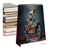 2025 De Navidad | Coundown Calendar | 2025 Christmas Tear Off Countdown Desk Calendario, Centros De Mesa Interactivos Para Las Vacaciones De Diciembre Adultos Adultos Kids Study Room Living R