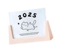 2025 Desktop Calendar With 12 Sheets Monthly Cardstock For Planning 2025 Office Desk Calendar Planning Daily Routine Organizers