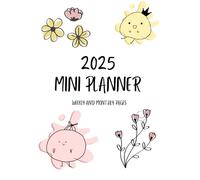 2025 Doodle Planner: Weekly and Monthly Pages (with doodles to colour on)