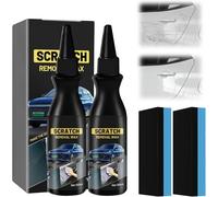 2025 Eliminador Arañazos Vehículos, Upgrade Car Scratch Remover Kit with Wipe Sponge, Car Polishing Wax Scratch Remover for Deep Scratches (2-PCS)