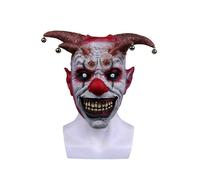 2025 Evil Bell Clown Cosplay Mask Horror Mask Creepy Mask Headwear Halloween Party Props