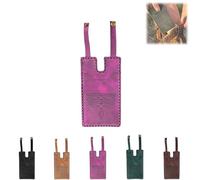 2025 Fashion Leather Wallet,Western Boot Wallet with Snap Strap,Credit Card Holder for Women, Small Wallets with Snap Fastening(Pink,1)