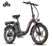 2025 Fatbike F20+ Ebike Bicicleta plegable de 20 pulgadas con batería de 36 V 20 Ah [oficial] Mujer Bicicleta eléctrica para hombre 250 W, bicicleta Fatbike Ebike para adultos 140 kg, E Mountain Bike