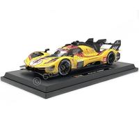 2025 Ferrari 499P 3.0L Turbo V6 Nº83 Kubica/Hanson/Ye Ganadores 24h LeMans 1:18