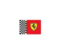 2025 Ferrari Red Checkered Flag 3x5 FT Banner Flag Car Show Racing Garage