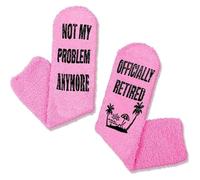 2025 Funny For Women I Am In Pension I Must Gar Socks - Calcetines de jubilación para mujer, rosa, Altoa única