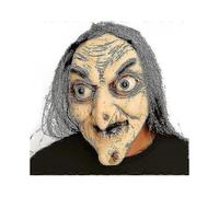 2025 Halloween Novelty Scary Latex Witch Mask Novelty Dressing Up for Halloween Party Realistic Old Man Face