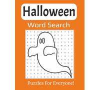 2025 Halloween Word Search Large Print Book: 55-Spooky Puzzles Perfect For Ages | 8.5 x 11 inches, 112 pages |