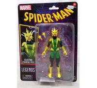 2025 Hasbro Marvel Leyenda Spider-Man Retro Tarjeta Francine Frye Electro 6"