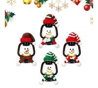 2025 Home Decor With Scarf - Linterna de Navidad, jardín de , decoración de árbol de nieve con decoración de vacaciones en casa | Perfect For Door Entryway Windowsill Kitchen Bedroom Garden