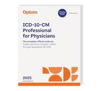 2025 ICD-10-CM Profesional para médicos con directrices (Softbound)