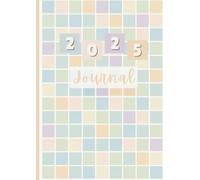 2025 Journal | A4 Monthly Planner & Tracker: 160 Pages with Mood & Habit Trackers, Undated Calendar & Journaling Space