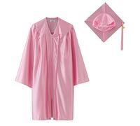 2025 Juego de Bata graduación Conjunto con Borla y Faja jardín Infantes Manga Larga, Adolescente Sombrero a para niños en Edad Preescolar